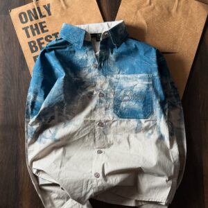 Men's Gradient Wash Designer Casual Cotton Shirt | Pack of 2